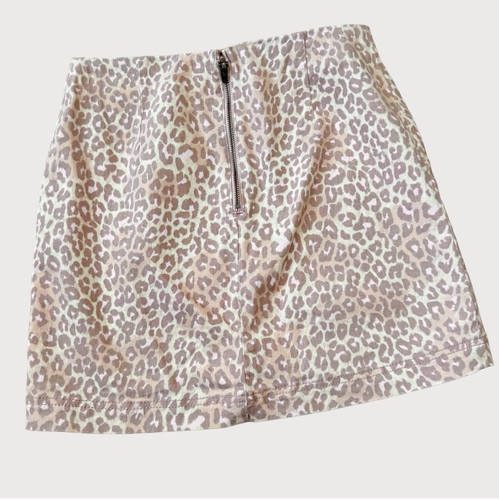 Wild Fable Mauve Pink Leopard Print Mini Skirt - Picture 6 of 6